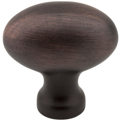 1-9/16" Overall Length Satin Nickel Football Lyon Cabinet Knob