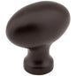 1-9/16" Overall Length Satin Nickel Football Lyon Cabinet Knob