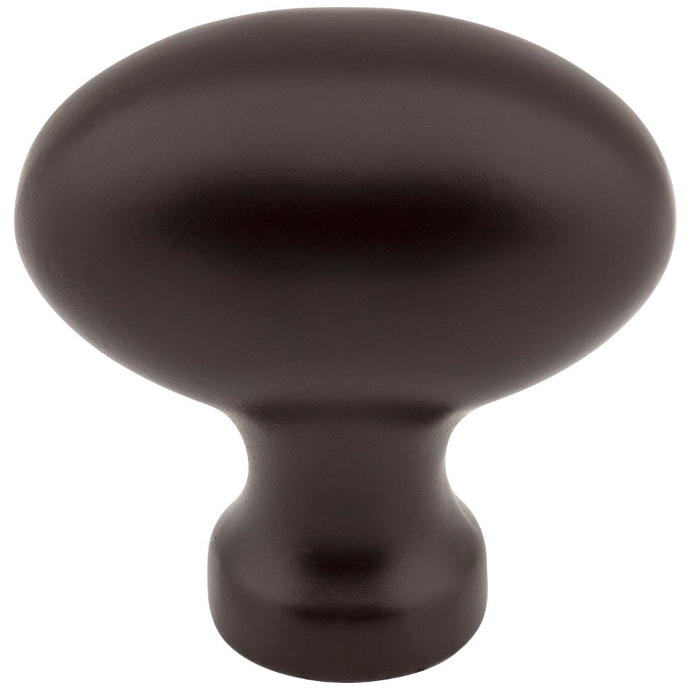 1-9/16" Overall Length Satin Nickel Football Lyon Cabinet Knob