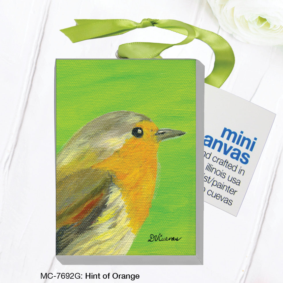 Hint of Orange, Mini Canvas (MC-7692G)