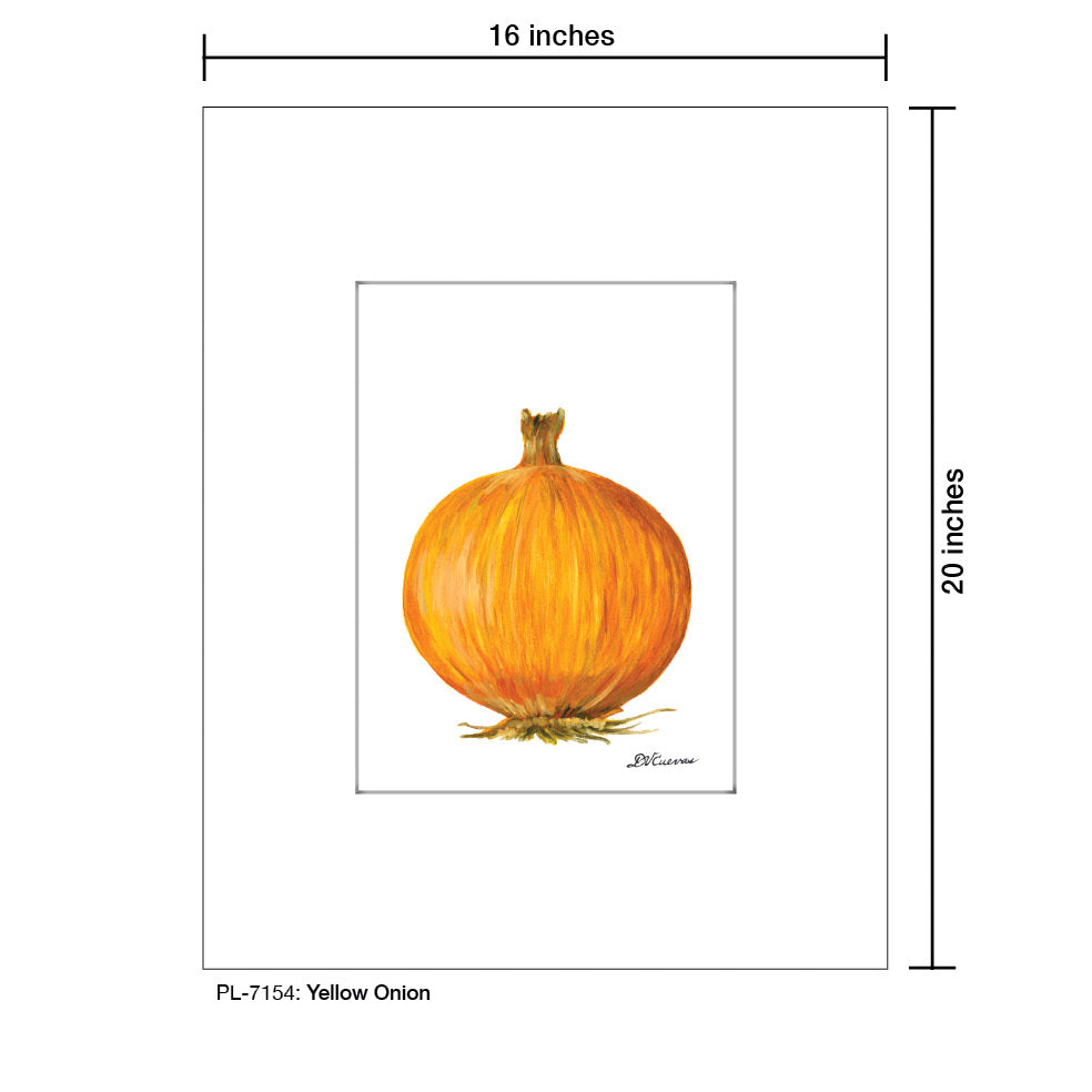 Yellow Onion, Print (#7154A)