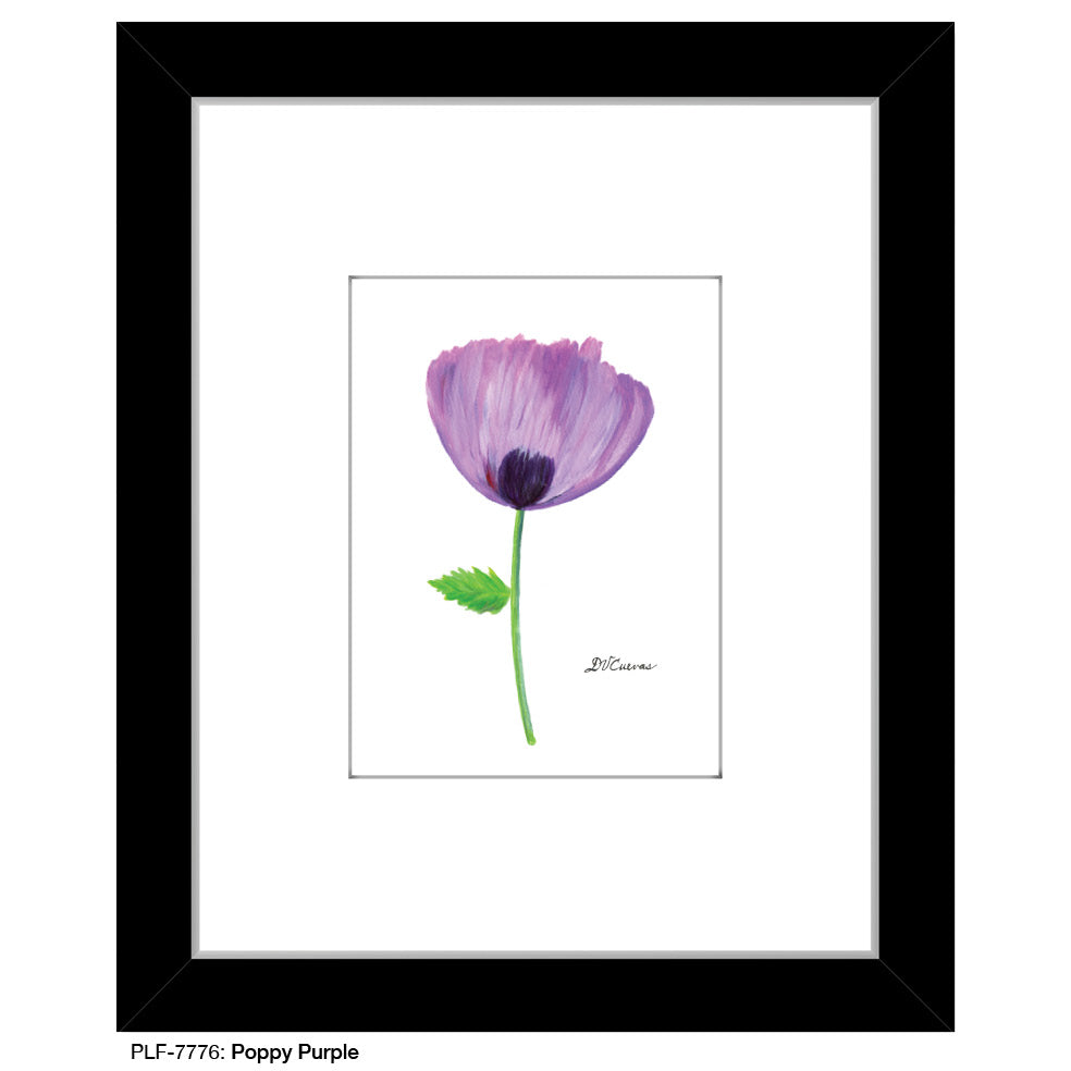Poppy Purple, Print (#7776A)