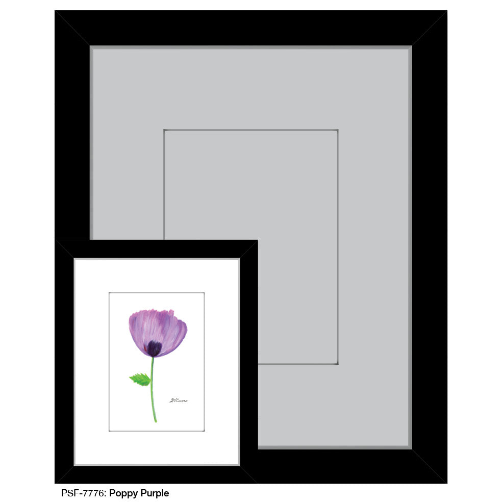 Poppy Purple, Print (#7776A)