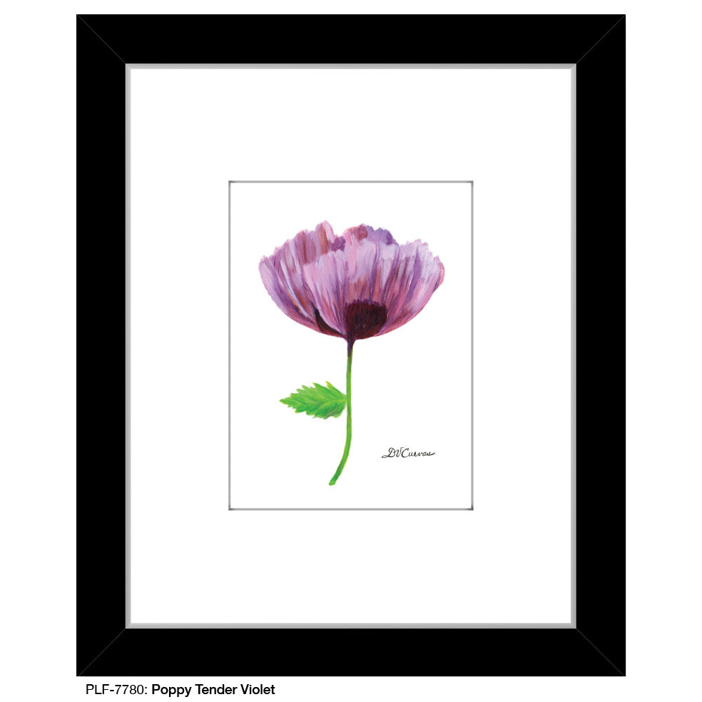 Poppy Tender Violet, Print (#7780A)