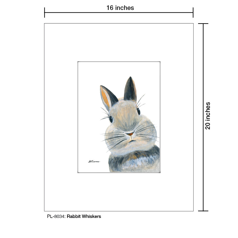 Rabbit Whiskers, Print (#8034B)