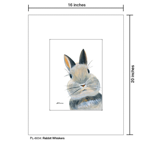 Rabbit Whiskers, Print (#8034B)