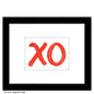 Heart XO Thick, Print (#8235A)