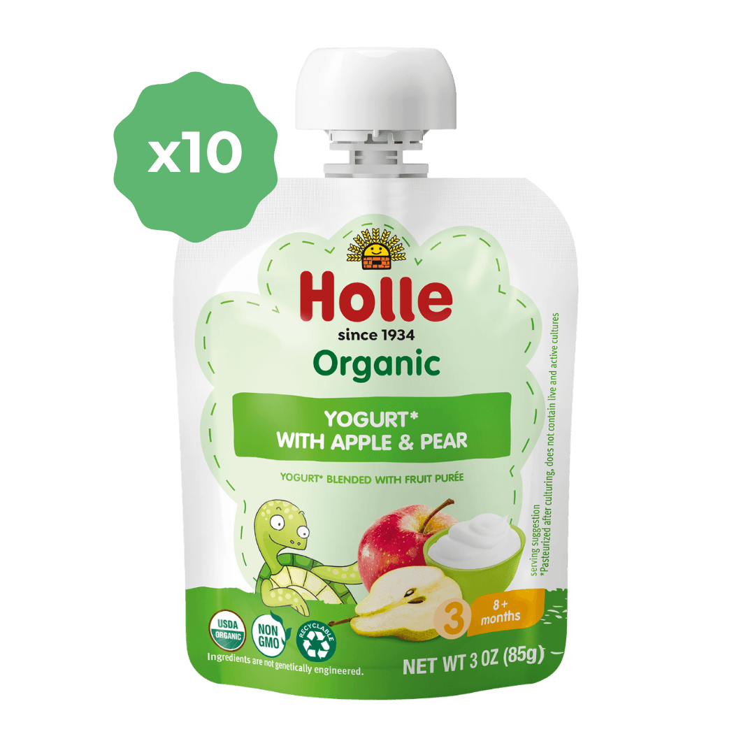 Holle Organic Yogurt Pouches - Apple & Pear