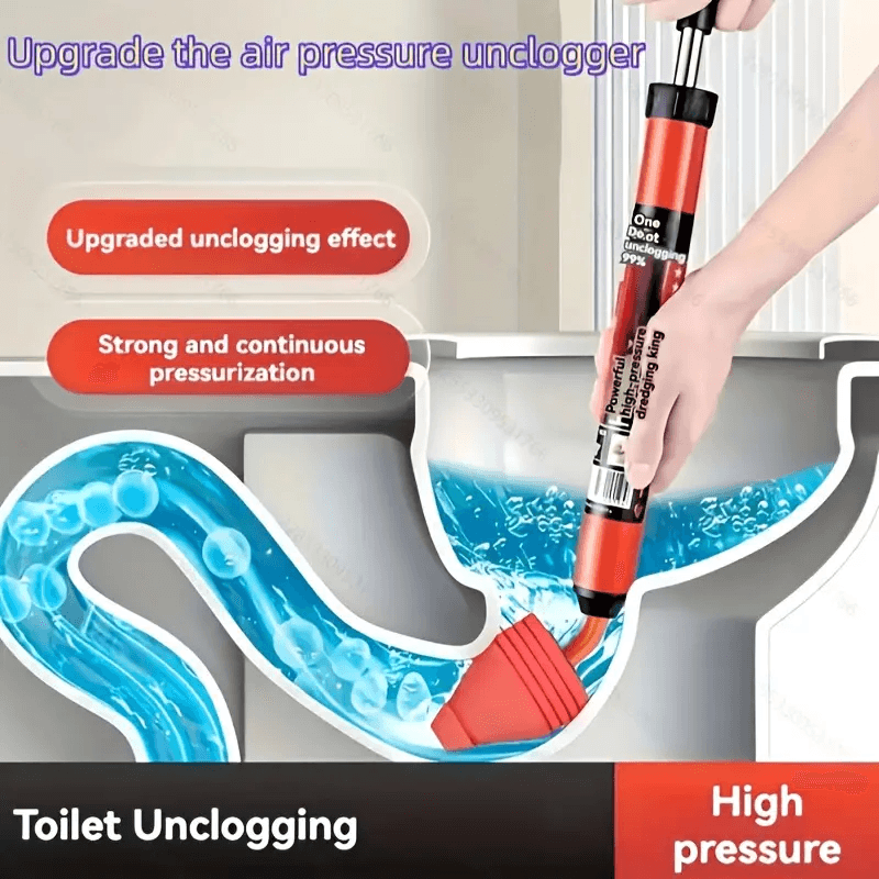 Plunge-Free Power Shot – Unclog Toilets in Seconds!