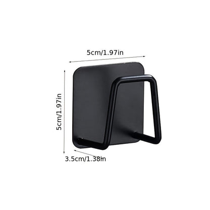 4pcs Stainless Steel Wall-Mounted Organizer Set - Perfect for Kitchen | Kitchen Accessories | Kitchen + Metal
