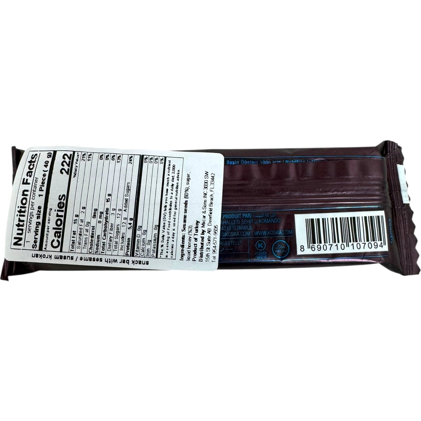 Koska Hazelnut Fruit Delight - Premium Turkish Confectionery Treat with Natural Ingredients