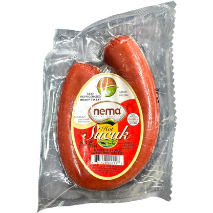 Nema Hot Sucuk 285g - Spicy Turkish Sausage with Authentic Flavor