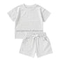 Organic Cotton Short Sleeve T-Shirt and Short Set