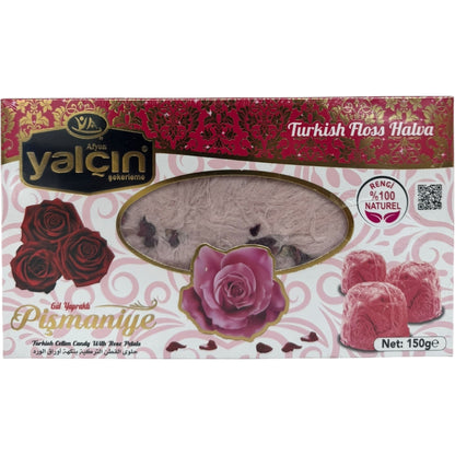 Yalcin Gourmet Rose Cotton Candy - Fluffy, Sweet, and Delightful Treat for All Occasions