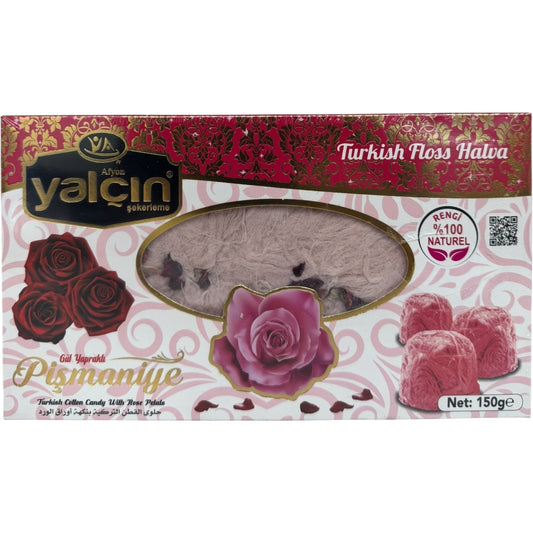 Yalcin Gourmet Rose Cotton Candy - Fluffy, Sweet, and Delightful Treat for All Occasions