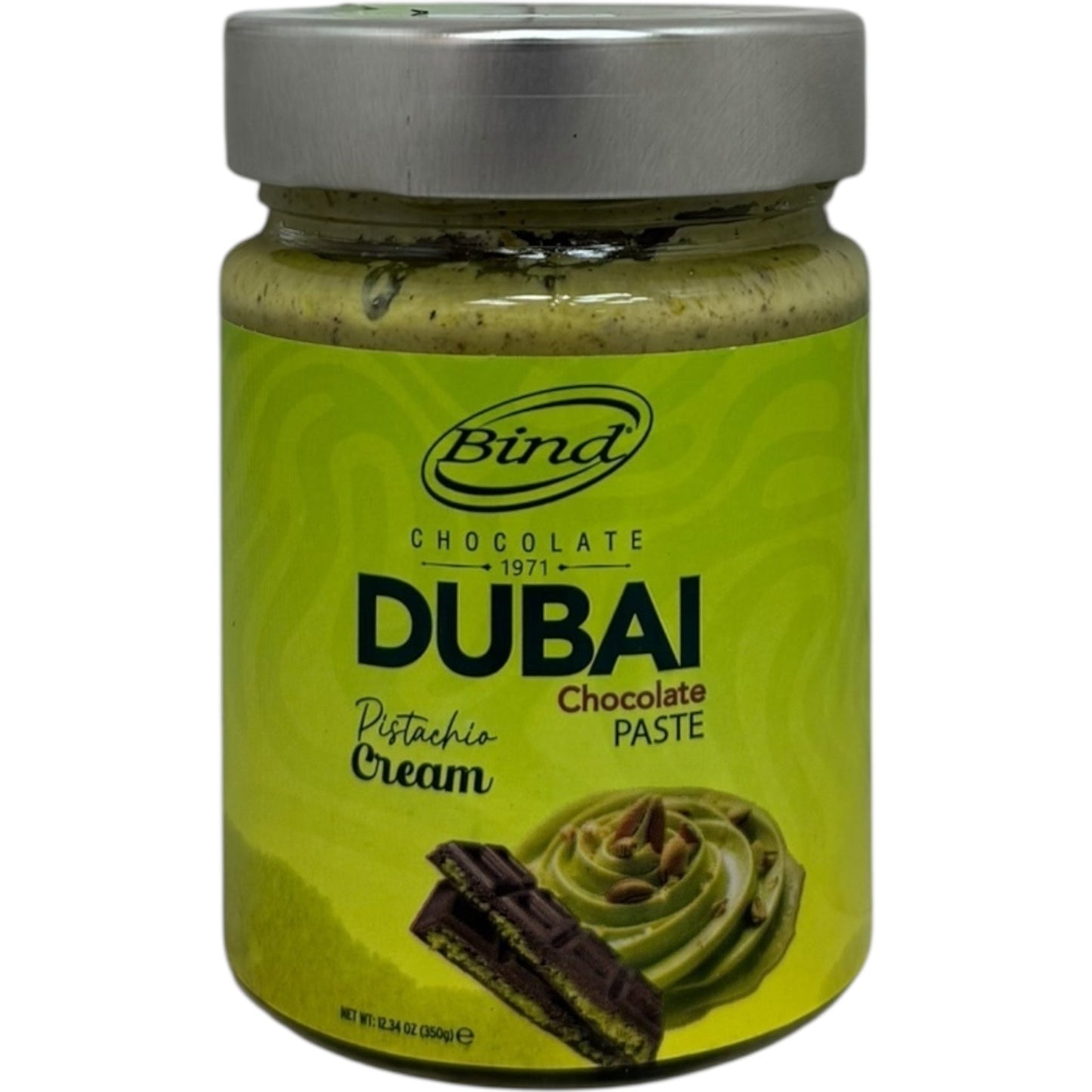 Bind Dubai Gourmet Chocolate Pistachio Paste - Rich, Creamy Delight for Desserts and Spreads