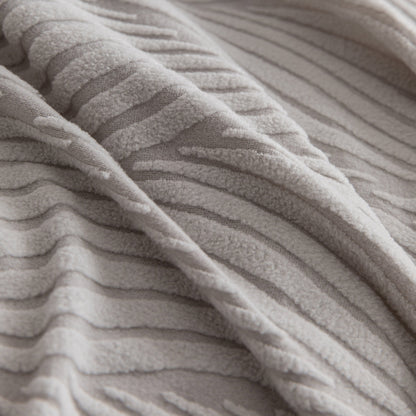 Modern Wavy Jacquard Sofa Slipcover, High Stretch Sofa Cover with 3D Organic Texture