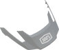 100% Altec Visor - Gray - S/M L/XL 89025-00006