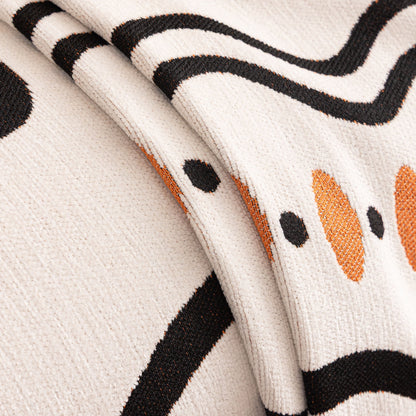 Boho Chic Woven Throw Blanket for Couch, Washable Couch Cover for Pets, Dogs, Cats