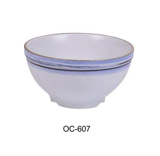 Yanco OC-607 Ocean 7 1/4" X 3 4/3"H RAMEN BOWL 32 OZ