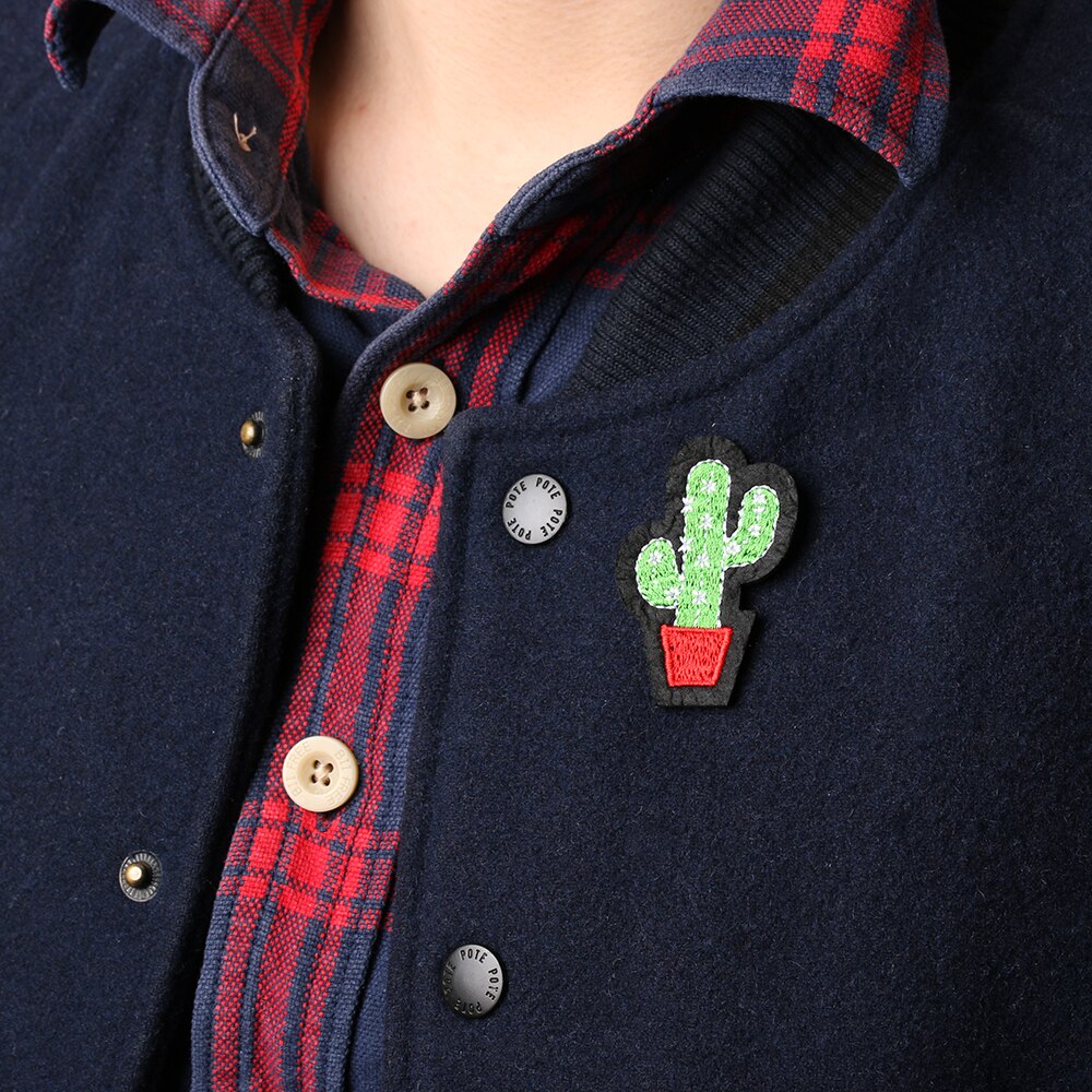 3PCS Cactus Plant Patch Clothes Flower Iron