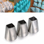 3PCS DIY Cream Icing Piping Nozzle Cupcake Nozzles