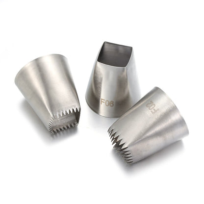 3PCS DIY Cream Icing Piping Nozzle Cupcake Nozzles