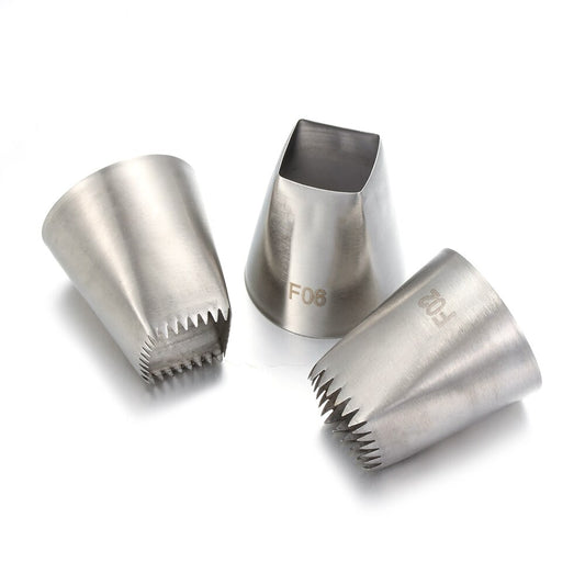 3PCS DIY Cream Icing Piping Nozzle Cupcake Nozzles