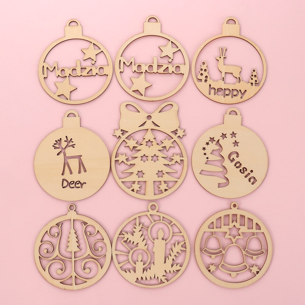 3PCS/Set 9Styles Christmas Snowflake Santa Claus
