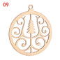 3PCS/Set 9Styles Christmas Snowflake Santa Claus