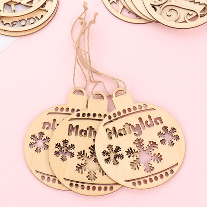 3PCS/Set 9Styles Christmas Snowflake Santa Claus