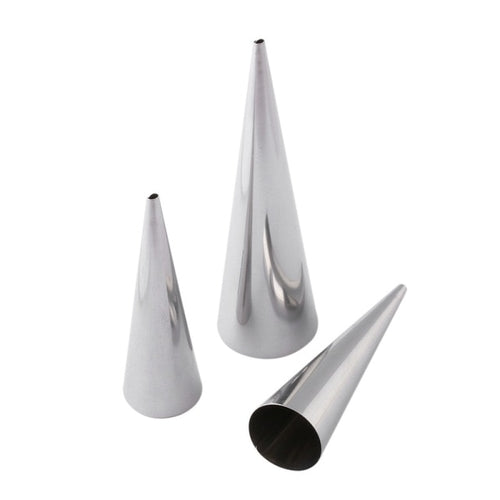 3Pcs/Set Stainless Steel Spiral Tube Baked