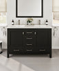 Eviva London Bath Vanity with Carrara Quartz Top and Undermount Porcelain Sink (20"-60")