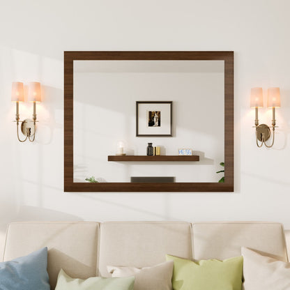 Eviva Sun Wooden Framed Mirror