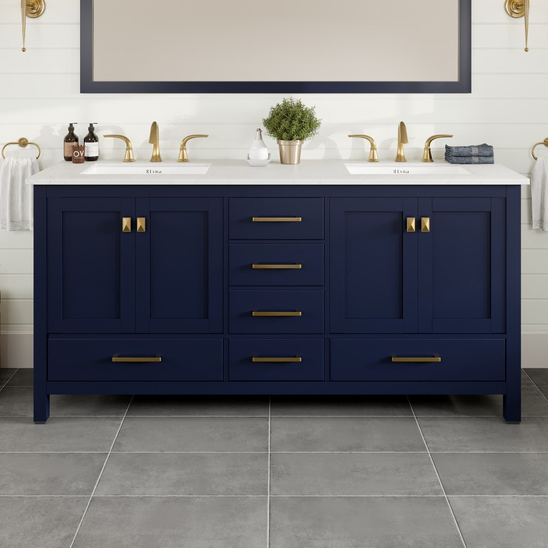 Eviva Aberdeen Bath Vanity with Counter Top and Undermount Porcelain Sink (24"-96")