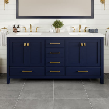 Eviva Aberdeen Bath Vanity with Counter Top and Undermount Porcelain Sink (24"-96")