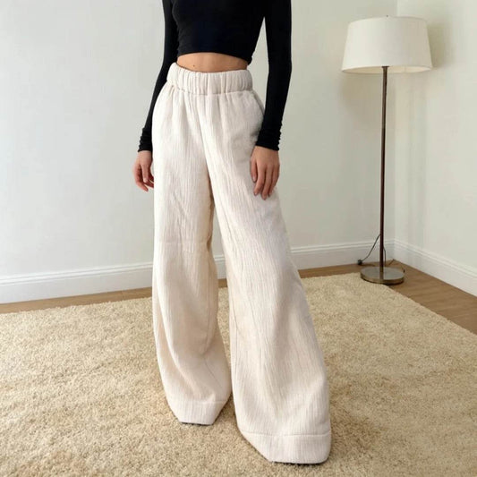 Winter Pants – Warm, Loose & Stylish Wide-Leg Fit for Effortless Comfort