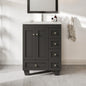 Eviva Happy Bath Vanity with Carrara Quartz Top and Undermount Porcelain Sink (24"-30")