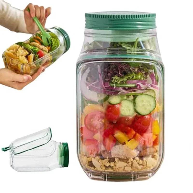 Leakproof Salad Pod Container – Portable Fresh Food & Fruit Storage Box