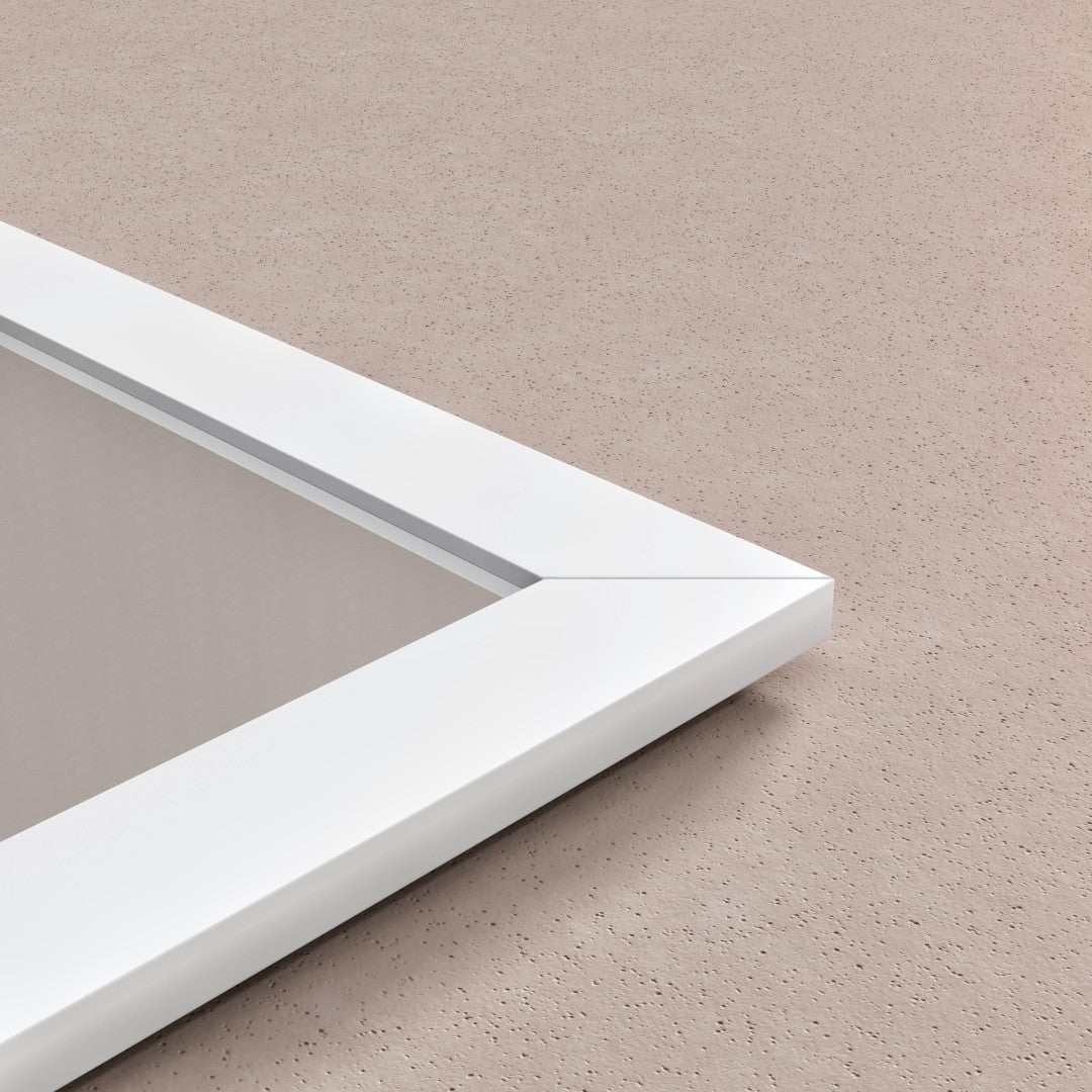 Eviva Acclaim 60" x 30" Rectangular Blue Wooden Framed Mirror