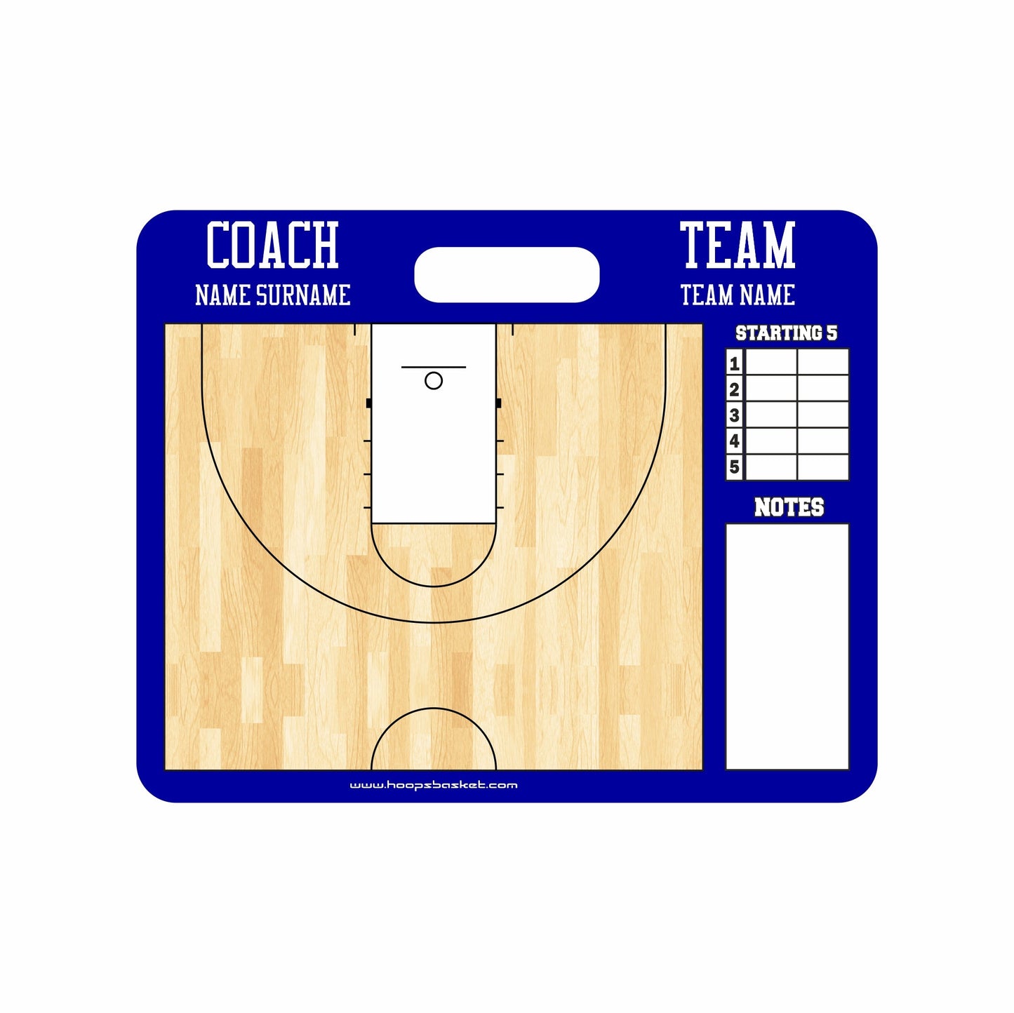 MEN'S NCAA Custom American Style Magnetic Coaching Board 11.4 x 9.4
