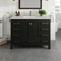 Eviva London Bath Vanity with Carrara Quartz Top and Undermount Porcelain Sink (20"-60")