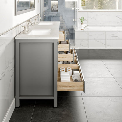 Eviva Aberdeen Bath Vanity with Counter Top and Undermount Porcelain Sink (24"-96")