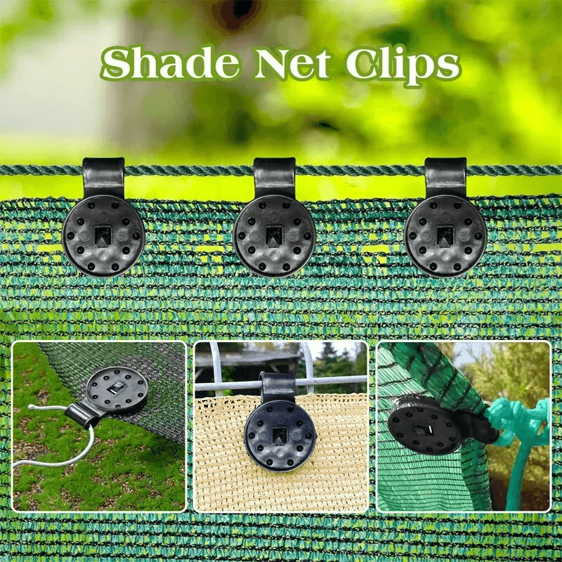 Durable Shade Cloth Clips For Gardens, Greenhouses & More
