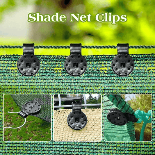 Durable Shade Cloth Clips For Gardens, Greenhouses & More
