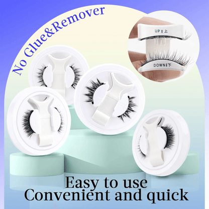 Reusable Magnetic Eyelashes Set Mink Lashes with Tweezers