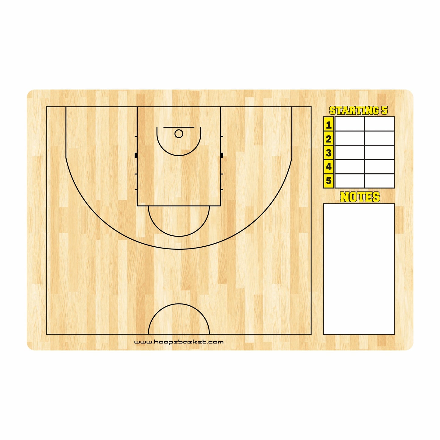 FIBA Custom Classic Coaching Board 15.7 x 10.6