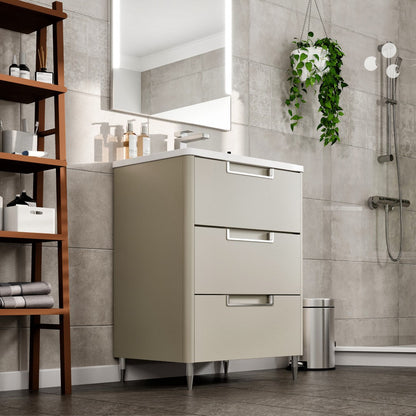 Eviva Marbella Bath Vanity with Acrylic Top and Integrated Sink (32"-40")