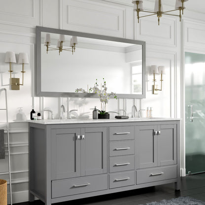 Eviva New York Wooden Framed Mirror
