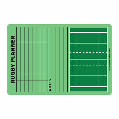 Custom Rugby Magnetic Coaching Board 15.7'' x 10.6'' / 40 x 27 cm